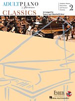 Adult Piano Adventures - CLASSICS 2 / 23 oblíbených skladeb, melodií a témat klasické hudby ve snadné úpravě pro klavír