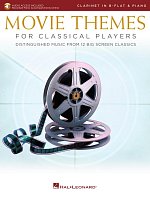 MOVIE THEMES for Classical Players + Audio Online / klarnet i fortepian