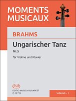 Brahms: Ungarischer Tanz Nr. 5 (Hungarian Dance) / violin and piano