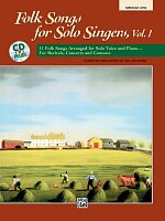 Folk Songs for Solo Singers 1 (medium low) + CD vocal & piano