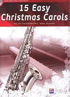 15 Easy Christmas Carols + CD / saksofon altowy i fortepian