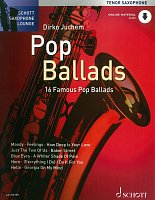 POP BALLADS (16 famous pop ballads) + Audio Online / tenorový saxofon a piano