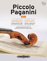 Piccolo Paganini 1 + CD / violin and piano - 30 recital pieces in first position