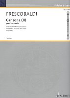 Frescobaldi: Canzona (II) / descant recorder and guitar