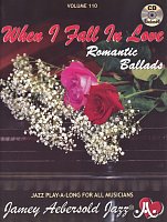 AEBERSOLD PLAY ALONG 110 - WHEN I FALL IN LOVE (Romantic Ballads) + CD