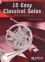 15 Easy Classical Solos + CD / waltornia (f horn) + fortepian