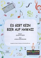 Es Gibt Kein Bier Auf Hawaii / vocal and piano/chords