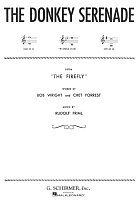 The Donkey Serenade (from The Firefly) - piano/vocal/guitar
