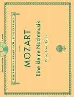 MOZART - Eine kleine Nachtmusik + CD 1 klavír 4 ruce