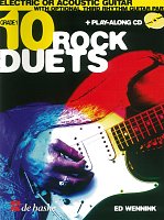 10 Rock Duets For Electric or Acoustic Guitar + CD / kytara