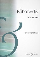 Kabalevsky: Improvisation Op. 21, No.1 / Violin + Piano
