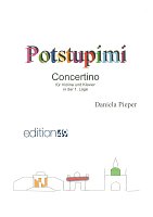 Pieper: Potstupimi Concertino / violin and piano