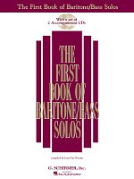 The First Book of Baritone / Bass Solos + 2x CD // zpěv a klavír