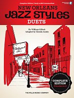 Gillock: New Orleans Jazz Styles Duets Complete + Audio Online / 1 piano 4 hands