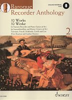 Baroque Recorder Anthology 2 + Audio Online / zobcová flétna a klavír