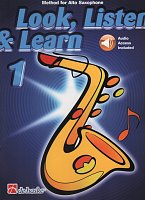 LOOK, LISTEN & LEARN 1 + Audio Online  method for alto sax / altový saxofon