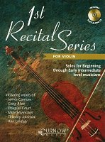 1st RECITAL SERIES + CD / violin - solo book