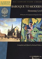 Baroque to Modern: Elementary Level / piano