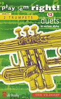 PLAY 'EM RIGHT! - 12 DUETS  trumpets