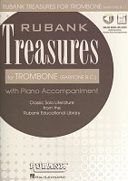 Rubank Treasures for Trombone + Audio Online / pozoun a klavír (PDF)