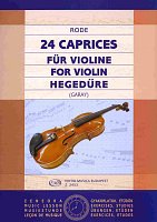 24 Caprices for Violin by J.P. Rode