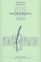 Martinu Bohuslav: SUITE MINIATURE / cello and piano