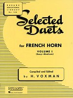 Selected Duets for French Horn 1 (easy - medium) / Vybraná dueta pro lesní rohy 1 (snadné - střeně pokročilé)