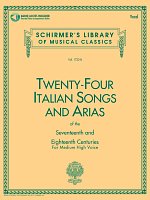 Twenty-Four Italian Songs & Arias + Audio Online / 24 italských písní a árií pro zpěv (střední hlas) a klavír