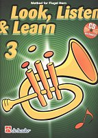 LOOK, LISTEN & LEARN 3 + CD method for flugel horn / křídlovka