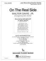 ON THE REAL SIDE (JAZZ OCTET) / score