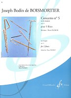 BOISMORTIER: CONCERTO No.5 A major Op. 15 for 5 flutes