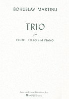 Martinu: Trio for Flute, Cello And Piano (Parts)