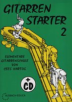 GITARRENSTARTER 2 by Cees Hartog + CD / školy hry pro malé kytaristy 2. díl