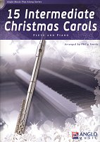 15 Intermediate Christmas Carols + CD / flute + piano