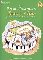 Bastien Play Along - Treasury of Solos 2 + CD / klavír - jednoduché skladbičky