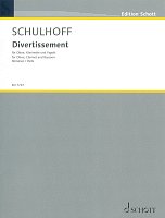 Schulhoff: Divertissement for oboe, clarinet and bassoon / set of parts