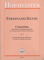 David, Ferdinand: Concertino Eb Major, op.4 / trombone and orchestra (piano reduction)
