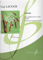 Lacour: Prélodie / alto or tenor saxophone and piano