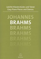 Easy Piano Pieces & Dances - BRAHMS